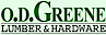 O D Greene Lumber logo