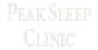 Peak Sleep Clinic logo