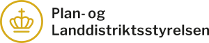 Plan- og Landdistriktsstyrelsen logo