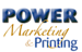 Power Marketing + Printing logo