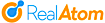 Realatom logo