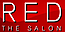 Red The Salon logo