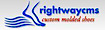 Right Way Custom Molded Shoes logo