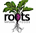 Roots Natural Foods. Market. Kitchen + Organic Juice Bar logo