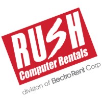 Rush Computer Rentals/ an Electro Rent logo