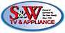 S&W TV and Appliance logo