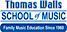 Thomas Walls School of Music logo