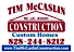 Tim McCaslin Construction logo