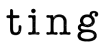Ting Works logo