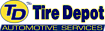 Tire Depot The logo