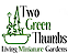 Two Green Thumbs Miniature Garden Center logo