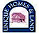 Unique Homes & Land logo