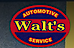 Walt''s Automotive Service logo